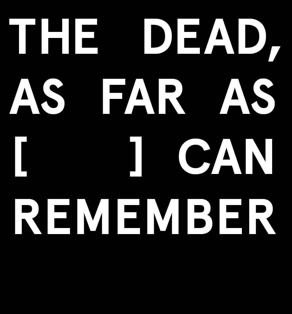 The Dead exhibition logo
